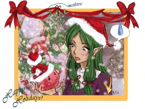 iRO_contest___Mistletoe_Poring 